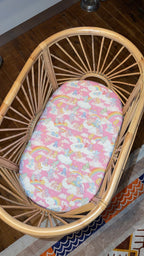 Care Bear Cuddles - Bassinet / Co sleeper fitted sheet