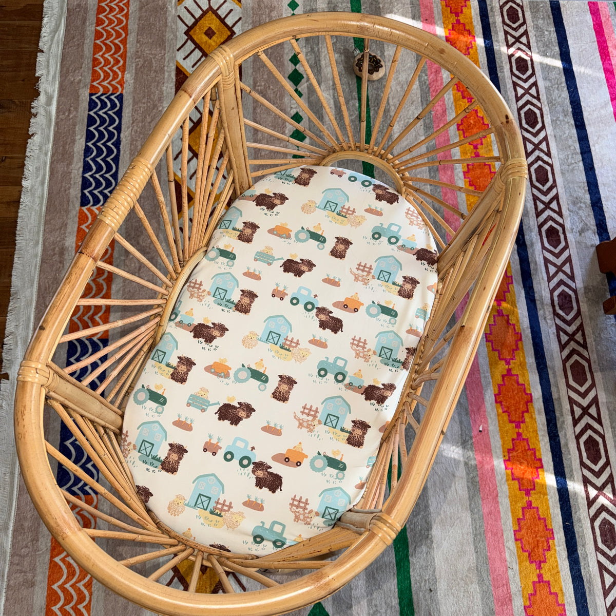 Highland Homestead - Bassinet / Co sleeper fitted sheets
