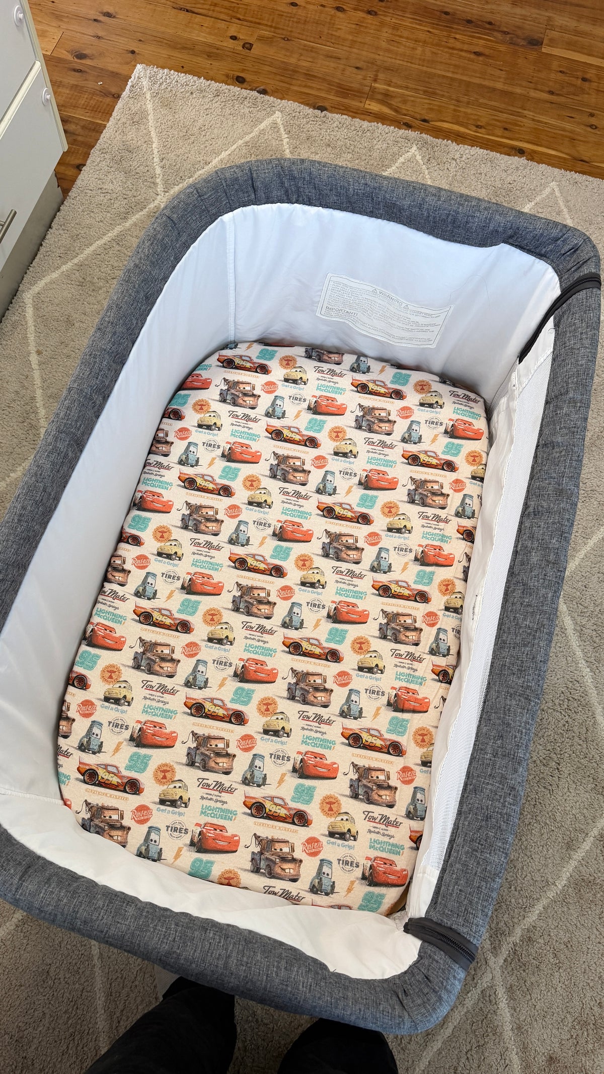 Cars - Bassinet / Co sleeper fitted sheet