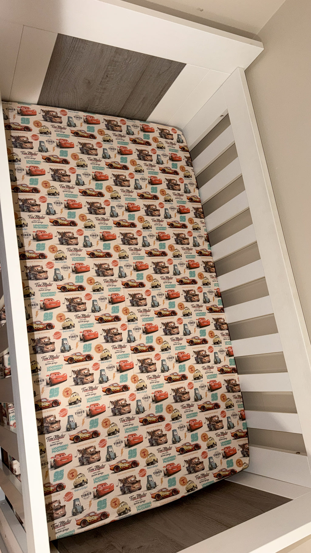 Little Racer Dreams - Cot fitted sheet
