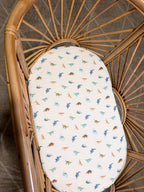 Little Dino Steps - Bassinet / Co sleeper fitted sheets