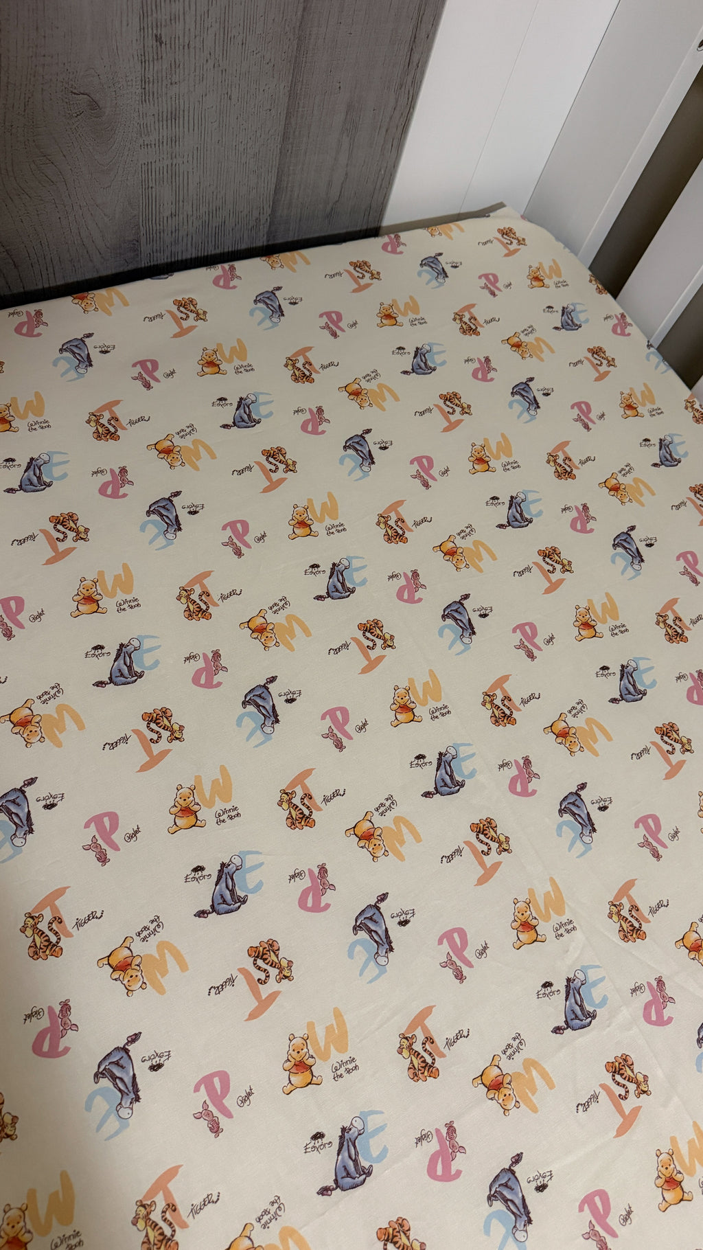 Hundred Letters - Cot fitted sheet