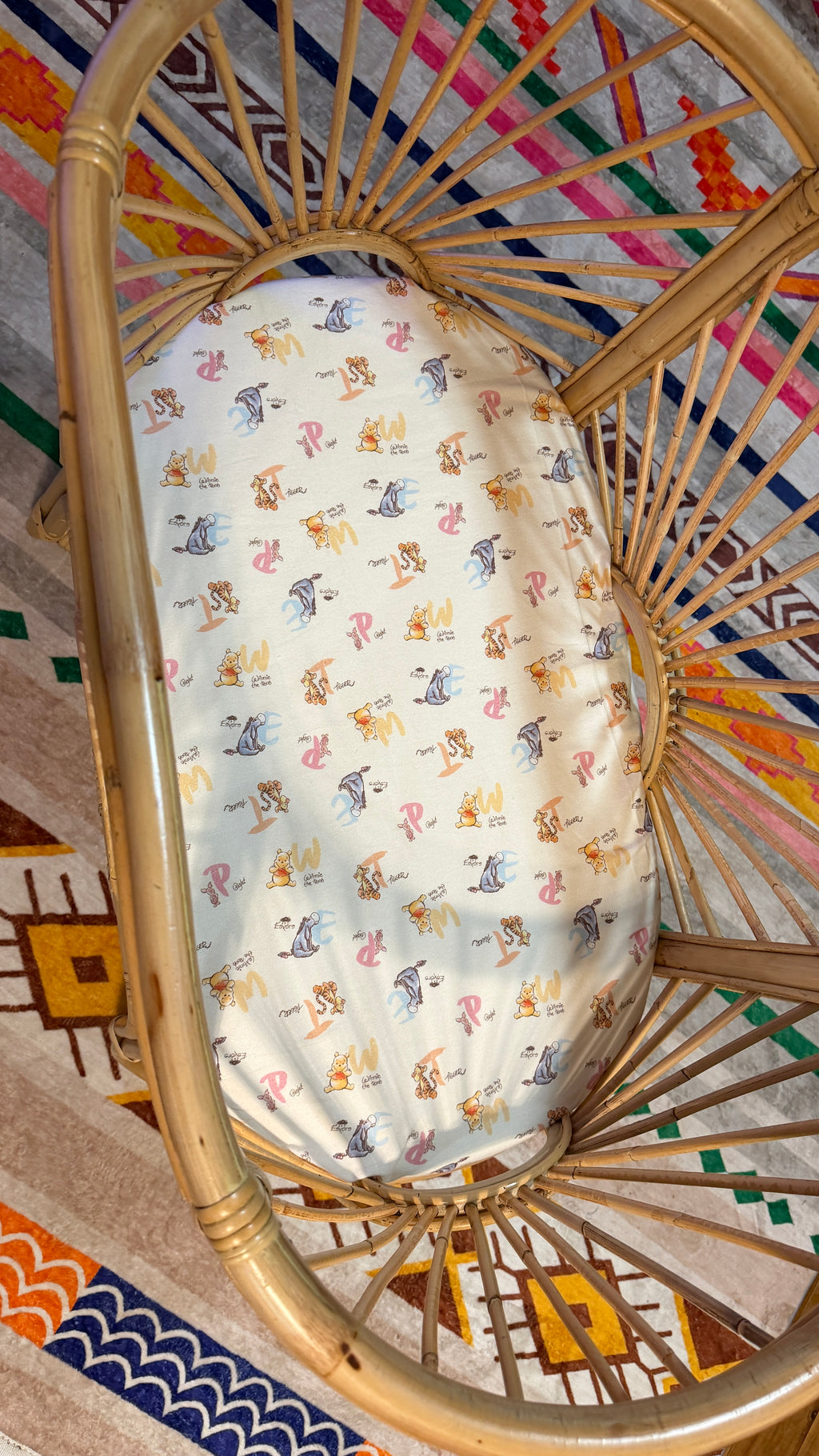 Hundred Letters - Bassinet / Co sleeper fitted sheet