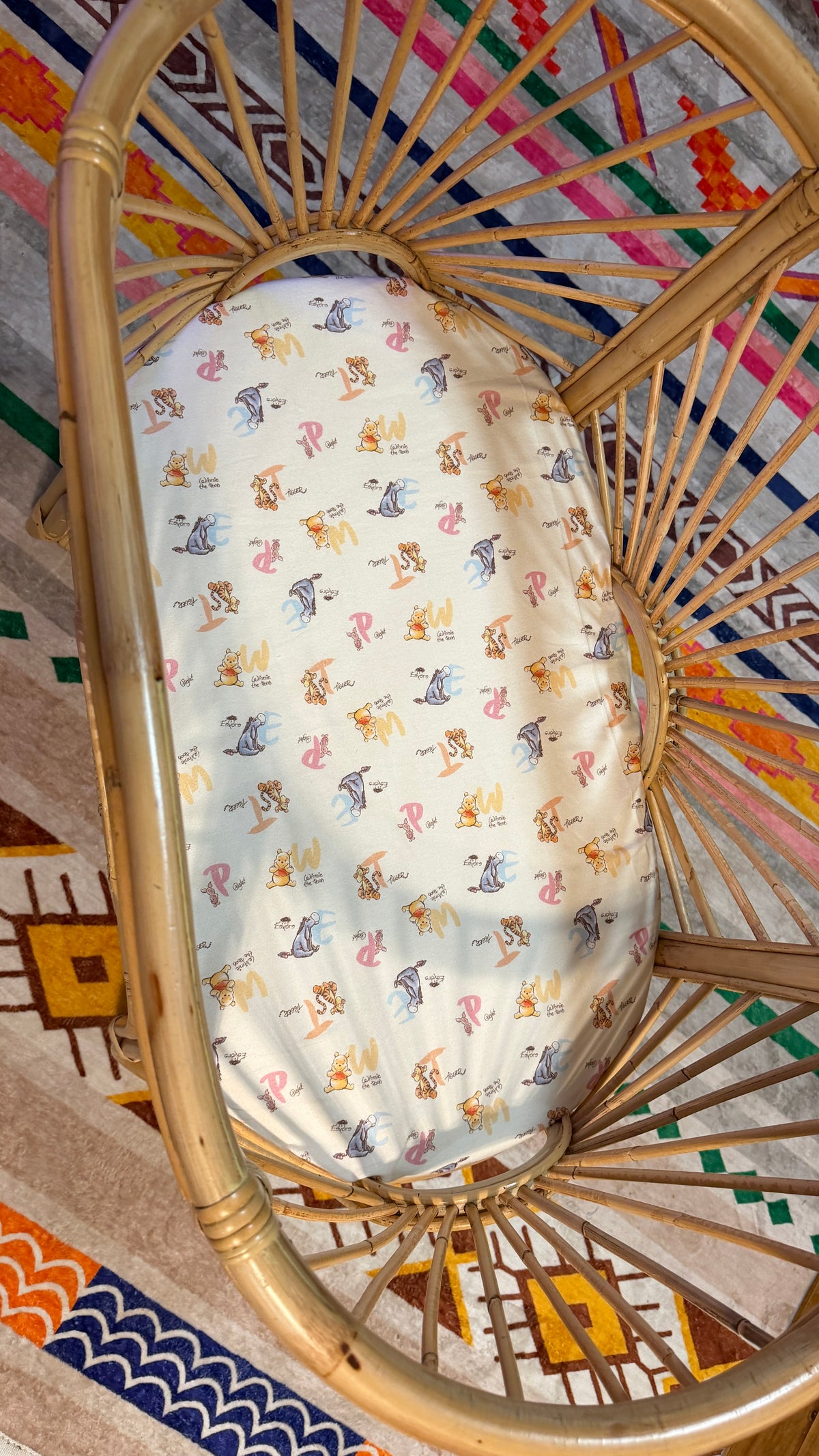 Hundred Letters - Bassinet / Co sleeper fitted sheet