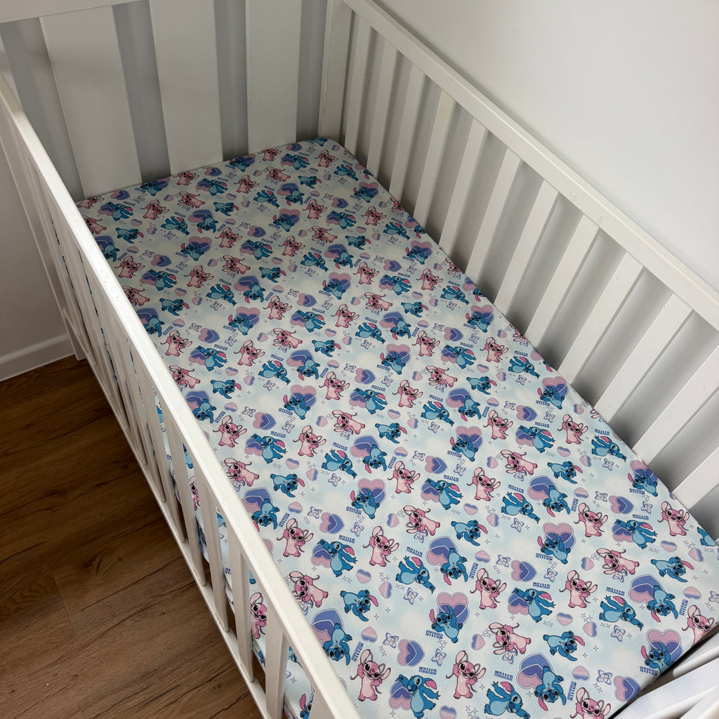 Ohana Sweethearts Cot fitted sheet