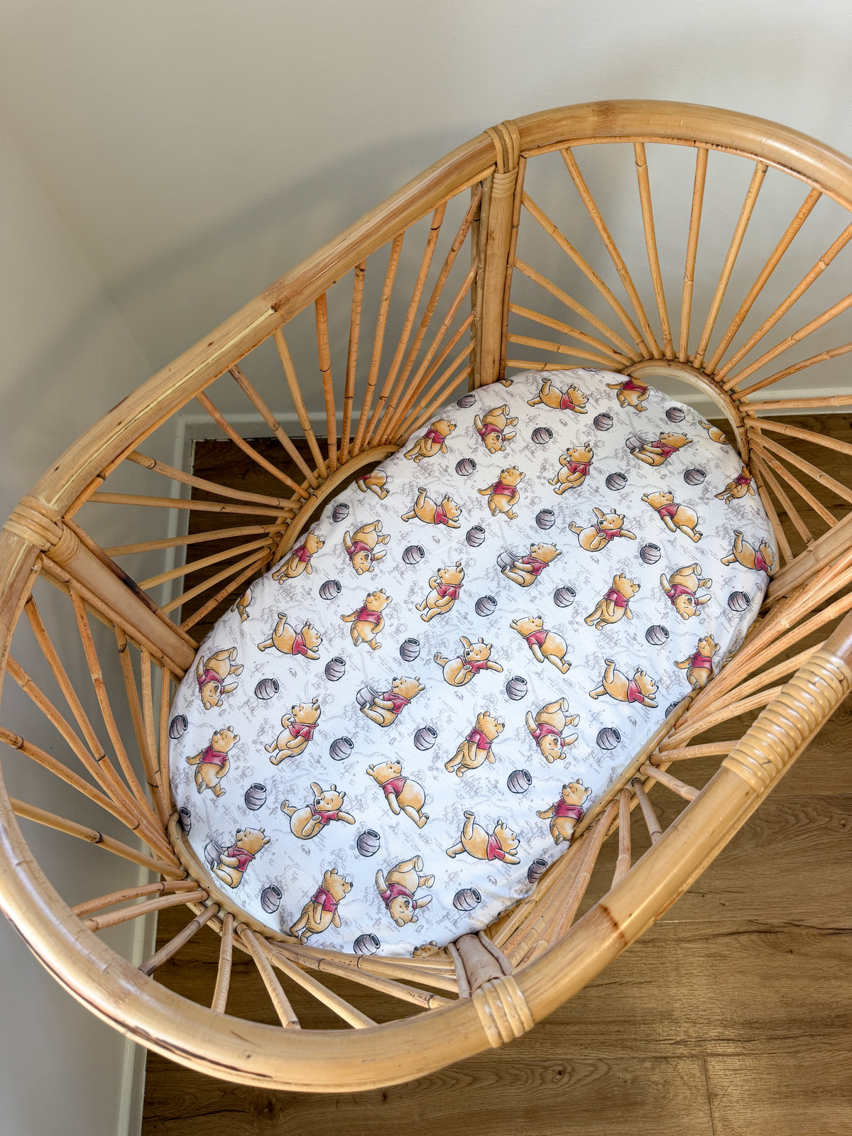 Honey pot dreams Bassinet / Co sleeper fitted sheet.