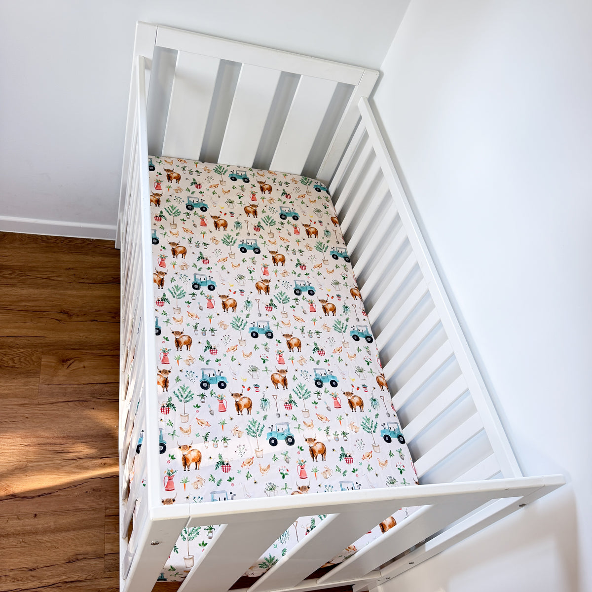 Farm yard Cot fitted sheet