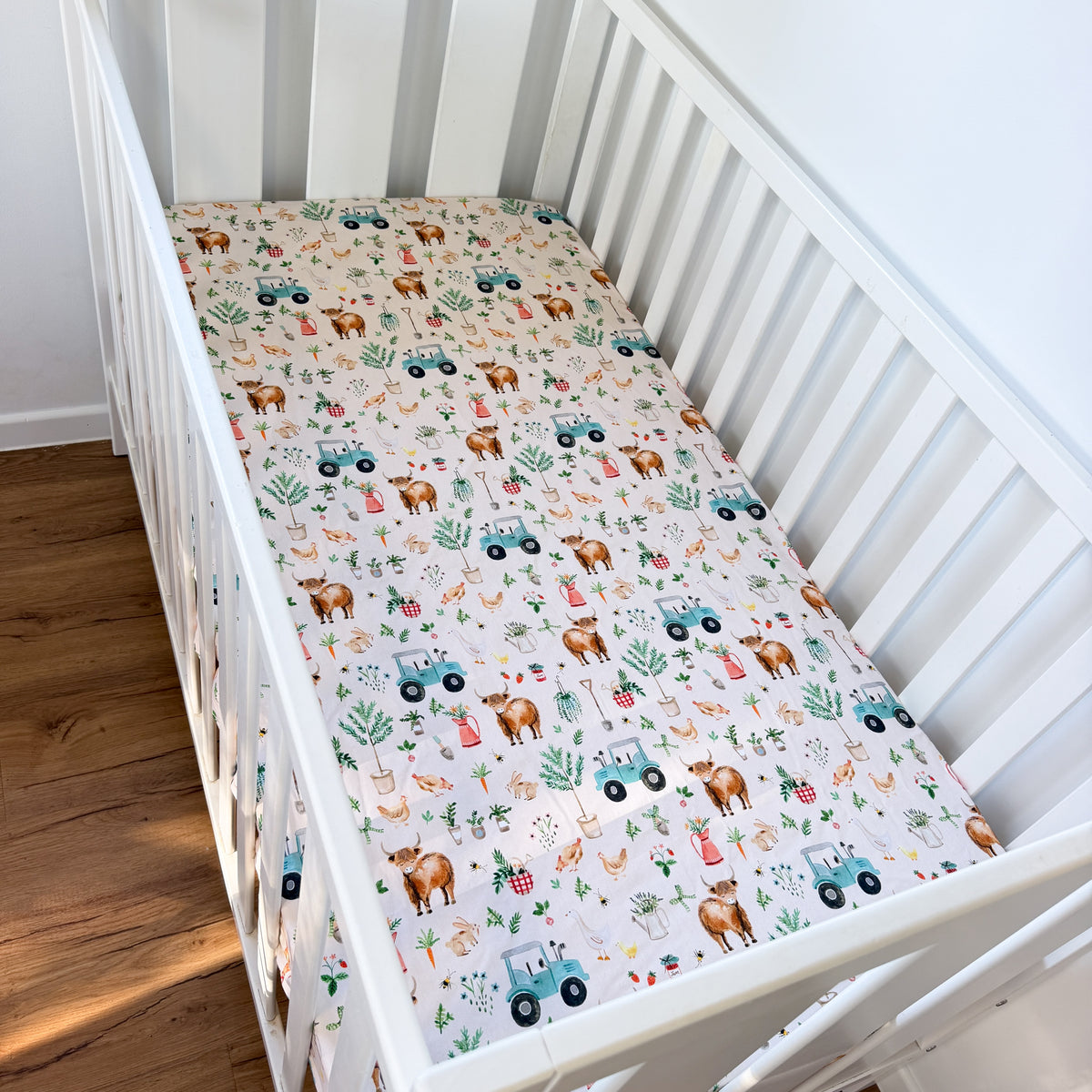 Farm yard Cot fitted sheet